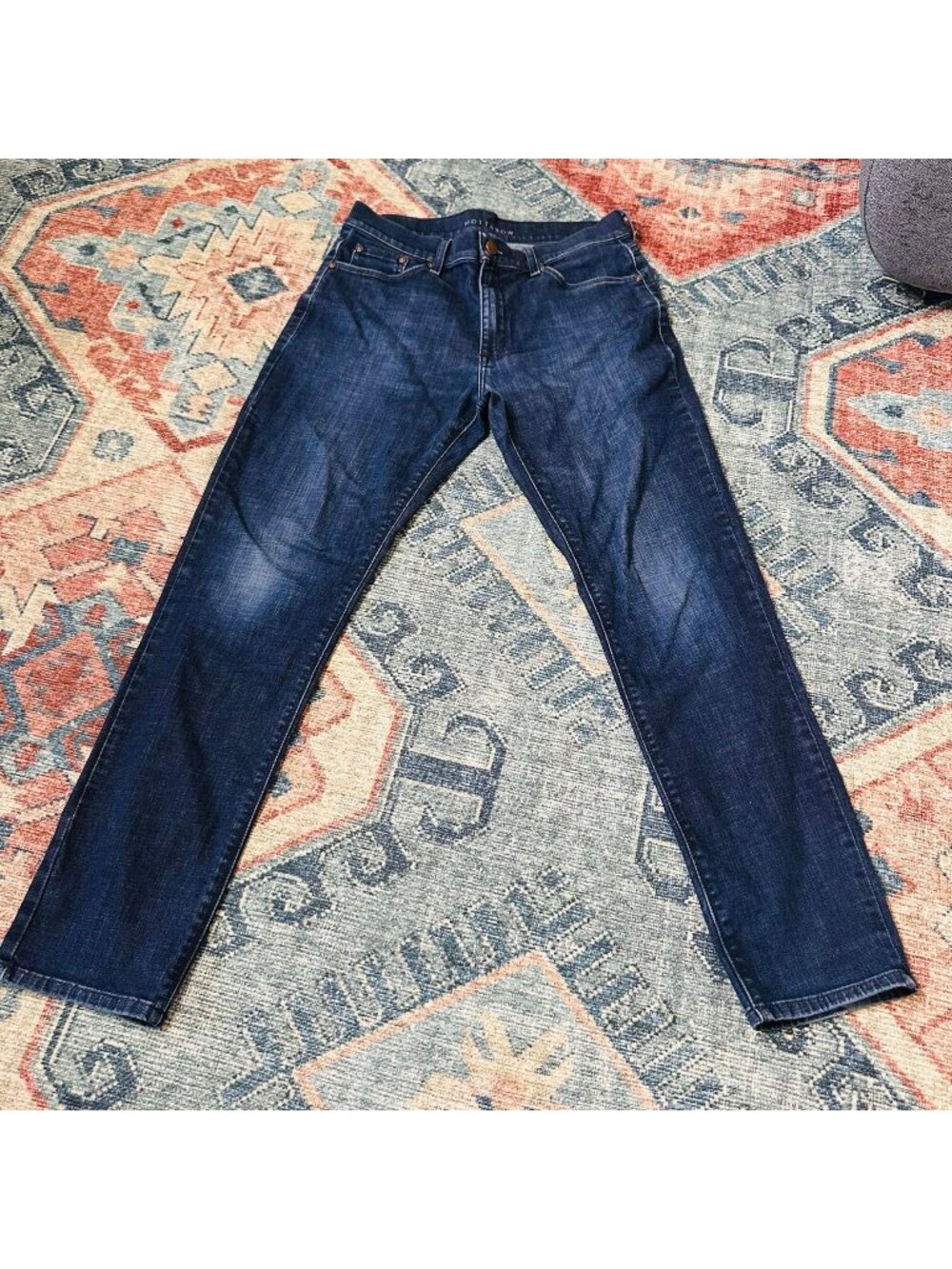 Mott & Bow Slim Fit Mens Jeans W31 L30 Dark Wash Denim